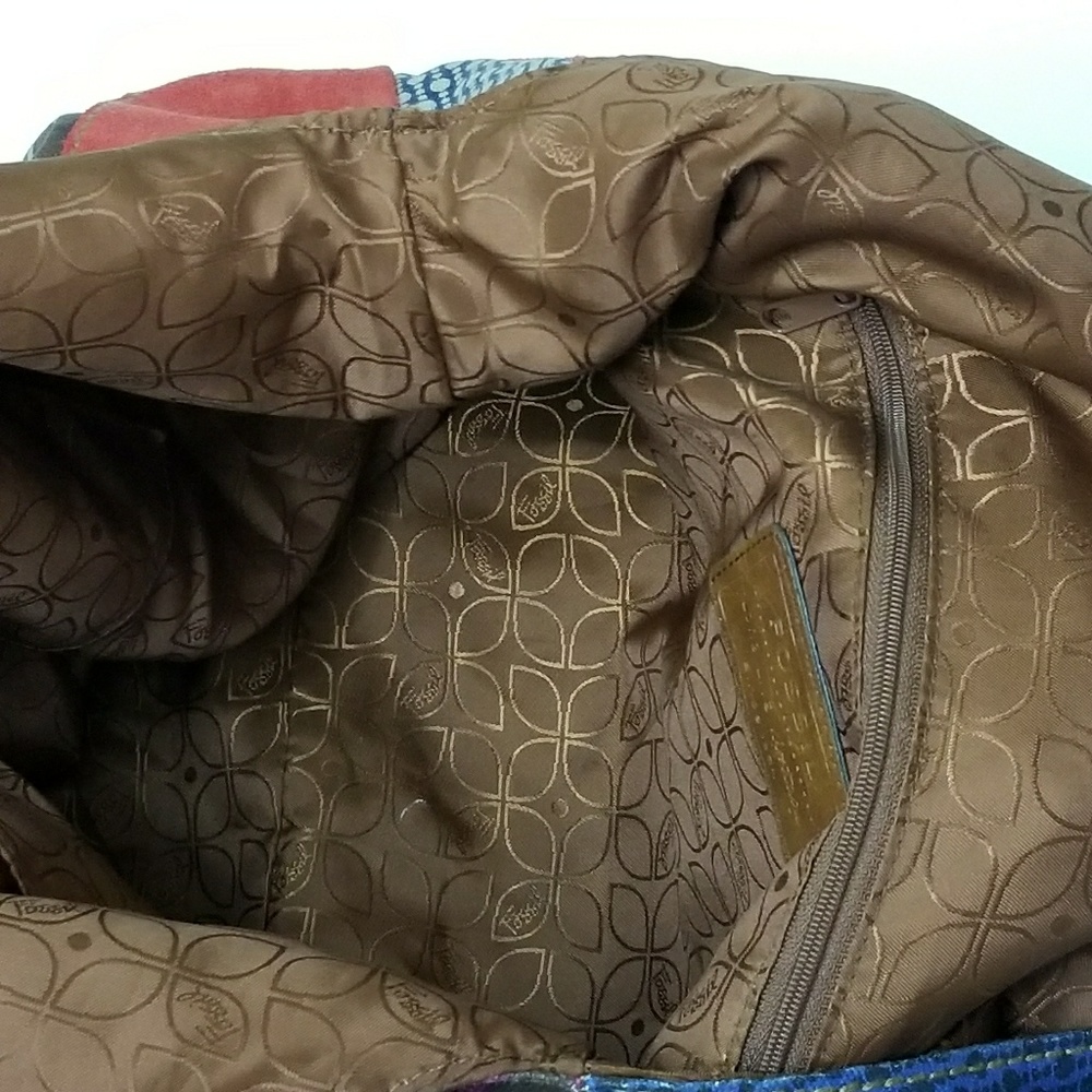 Fossil Long Live Vintage Patchwork Hobo Bag - Picture 7 of 8